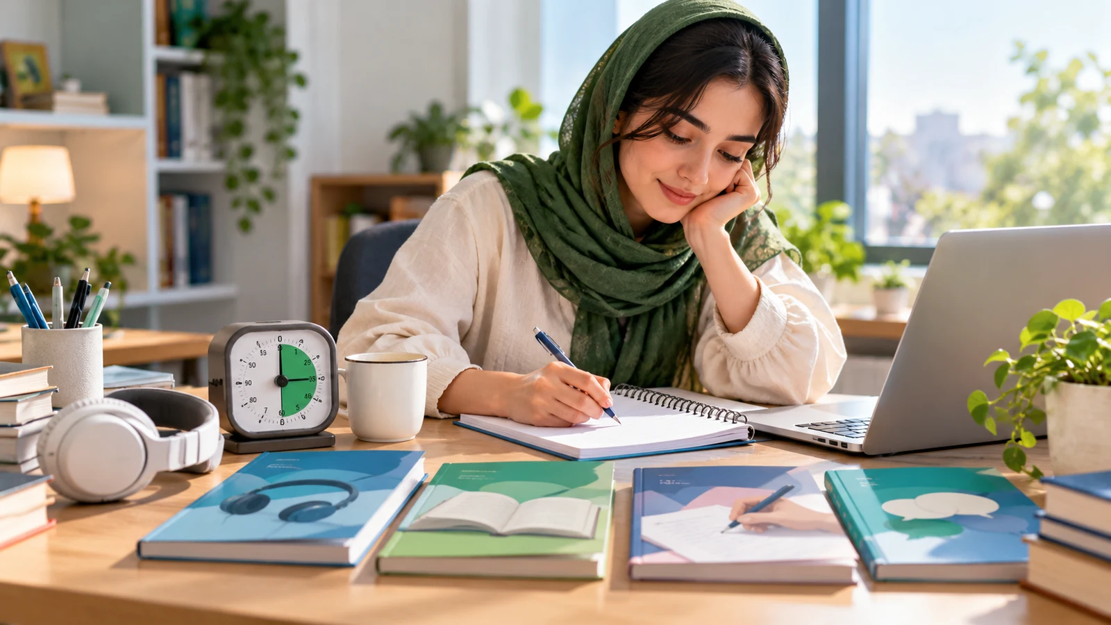 تصویر شاخص برنامه روزانه ۳۰ دقیقه‌ای IELTS؛ روتین هفتگی برای هر چهار مهارت